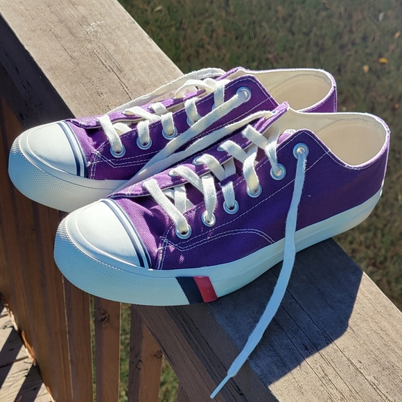 Pro Keds Royal Lo Classic Canvas Shoes Purple - Men’s Size 9 Women Size 11 - Picture 11 of 16